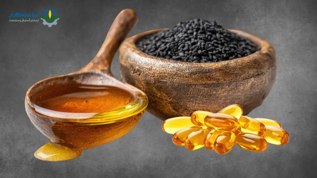 نحوه مصرف روغن سیاه دانه با قاشق چای خوری و کپسول سافت ژل سیاه دانه